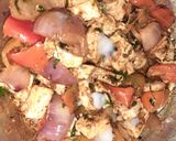 A picture of step 4 of Paneer tikka masala.