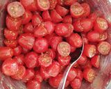 Une image de l'étape 1 de 🍅 Tarte tatin au Tomates cerises et caramel au vinaigre Balsamique 🍅.