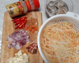 Foto langkah ke 1 dari resep Tumis Pepaya Pedas Manis.