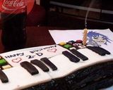 🎤🎹 Keyboard Cake 🎵🎈 রেসিপির ধাপ 7 ছবি
