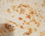 A picture of step 1 of Naan pizza.
