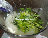 A picture of step 1 of Cucumber juice.