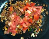 A picture of step 5 of Cabbage Dal.