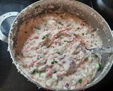 A picture of step 1 of Oats Besan savory waffles.