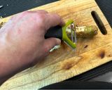 A picture of step 2 of Perfect Horseradish Sauce -if you spend all that money on steak and smoked salmon why Store bought ?.