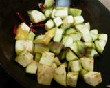 A picture of step 2 of Sajana saag bhaja.