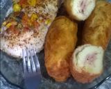 Foto del paso 2 de la receta: Pechugas gratinadas y bastoncitos de jamón y queso