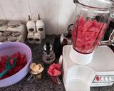 عکس مرحله 1 از دستور اسموتی هندوانه