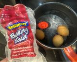 A picture of step 1 of Spicy Deviled Eggs - A Classic that still makes me Smile and the Kids love them !!!! - ENJOY :P.