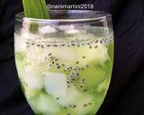 Foto langkah ke 5 dari resep Es melon selasih.