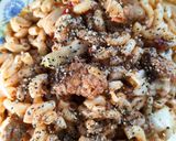 Gambar langkah 12 resipi Makaroni Goreng Daging.