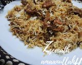 A picture of step 5 of Prawn Dum Biryani.