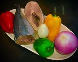 Hình bước làm 1 của món Cá Cam Sốt Hắc Xì Dầu