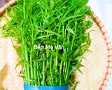 Hình bước làm 1 của món Đọt choại (rau chạy) luộc chấm nước tương