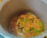 A picture of step 6 of Moong Daal khichdi.