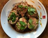 รูปขั้นตอนการทำที่ 14 ของ ไก่อบชานอ้อยหลอกๆ~ (Slow cooker)