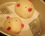 Hình bước làm 11 của món Bánh bao heo heo