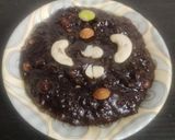 A picture of step 6 of Black rice dates halwa.