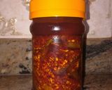 A picture of step 1 of Curried Chillies.