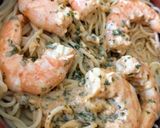 Une image de l'étape 4 de Crevettes Tandoori sur spaghettis.