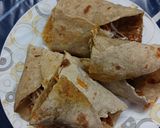 A picture of step 5 of Jowar (Barley) Wraps with Tandoori mayonnaise.