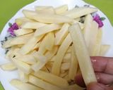 Gambar langkah 1 resipi French Fries.