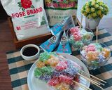 Foto langkah ke 10 dari resep Cenil Warna Warni.