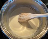 Une image de l'étape 3 de Flétan, épinards, edamames et sauce au citron.