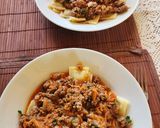 Foto del paso 3 de la receta: Ravioles con salsa y carne y algo más