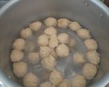 Foto langkah ke 2 dari resep Bola - bola Ayam Tahu Sutra.