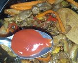 A picture of step 5 of Beef Stir-Fry with Russian Salad.