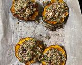 A picture of step 5 of Stuffed Acorn Squash.