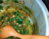 A picture of step 22 of Miyar zogale (moringa soup).
