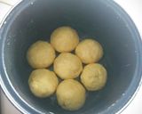 Foto langkah ke 5 dari resep Roti Sobek Magicom (eggless).