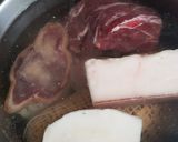 A picture of step 1 of Cocido Madrileño (No Pressure Cooker).