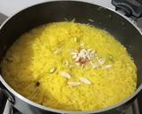 A picture of step 16 of Peeley Meethe Chawal.
