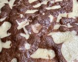 Foto del paso 1 de la receta: Torta marmolada de vainilla y chocolate 🍫🥮😋 - sin leche y suavee
