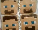 A picture of step 8 of Minecraft cookies with handmade treat tags.