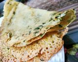 A picture of step 3 of Chhilka roti.