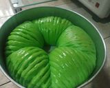 Foto langkah ke 9 dari resep Pandan Wool Roll Bread.