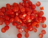 A picture of step 1 of Roasted Tomato and Bell Pepper Soup.