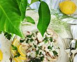 A picture of step 7 of Octopus Carpaccio.