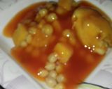 A picture of step 7 of Dhaba style chana chaat.