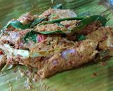 Foto langkah ke 5 dari resep Pepes tempoyak ikan patin.