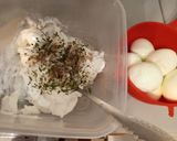 Tejfölös zöldséges tojásos saláta (torma mustár adható bele) recept fázis 2 fotója