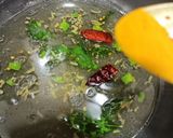 A picture of step 2 of Jau or Bajri Flour Khichu.