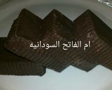 صورة لخطوة 14 من وصفة الواح الشوكولاتةالداكنه