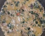 A picture of step 7 of Chicken stew in coconut with miracle plant Malunggay.