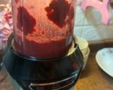 A picture of step 3 of Beet Hummus Dip.