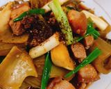 Hình bước làm 3 của món Thịt kho dưa cải